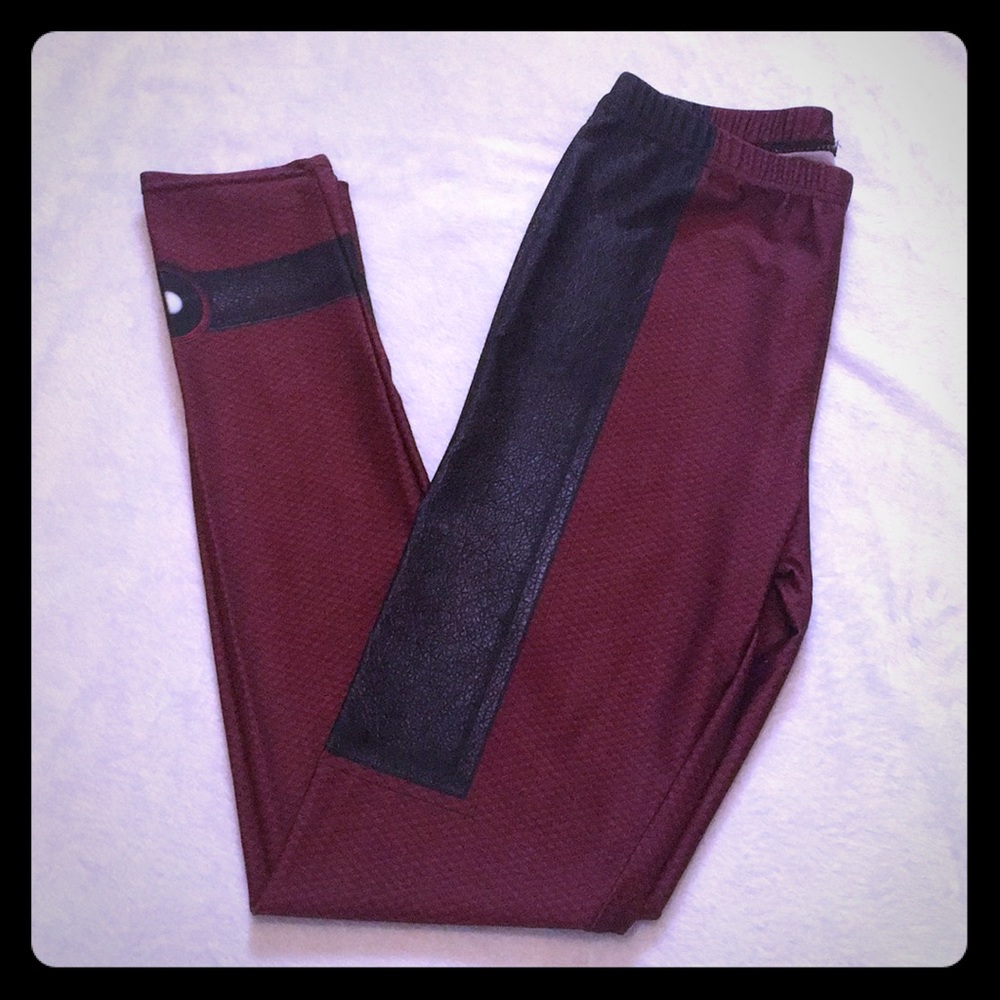 Dead pool print leggings